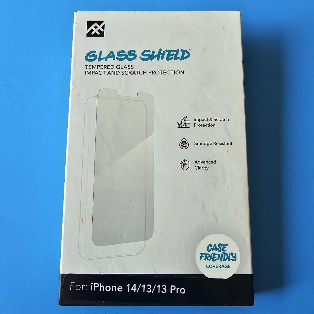 iPhone 14 - iFrogz Glass Shield Screen Protector (CLEAR)